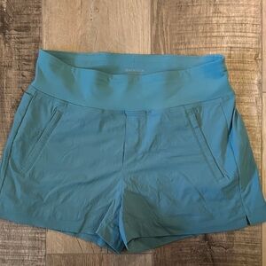 Athleta Trekki North Teal Shorts